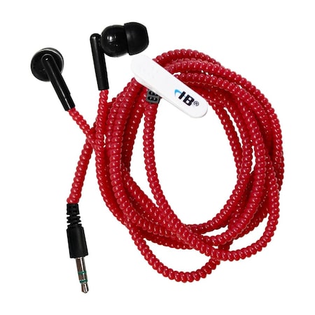 Hamiltonbuhl Ha-Ebs Ear Buds Red-W/ Tangle Free W/ Skooob Cover HESKB-RED
